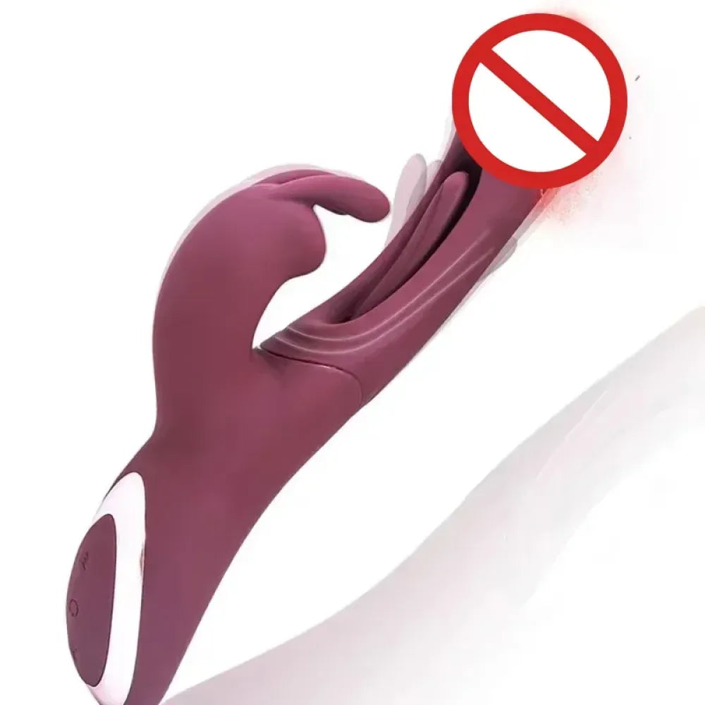 12 Mode Waterproof Silicone Rabbit Vibrator For Women