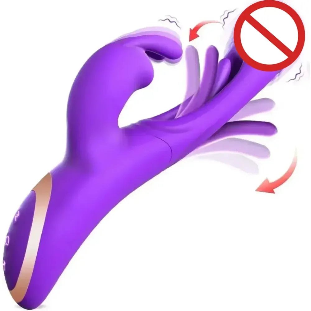 12 Mode Waterproof Silicone Rabbit Vibrator For Women