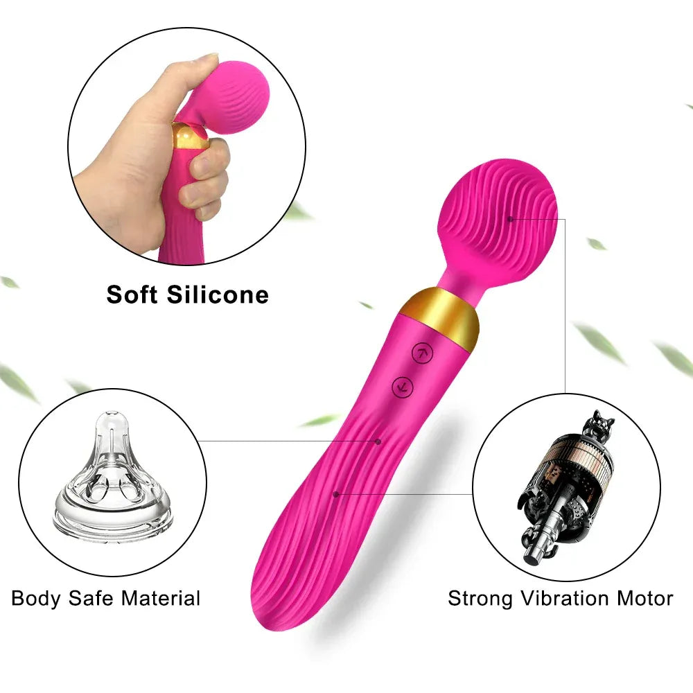 18-Speed Dual Motor G-Spot Vibrator for Women