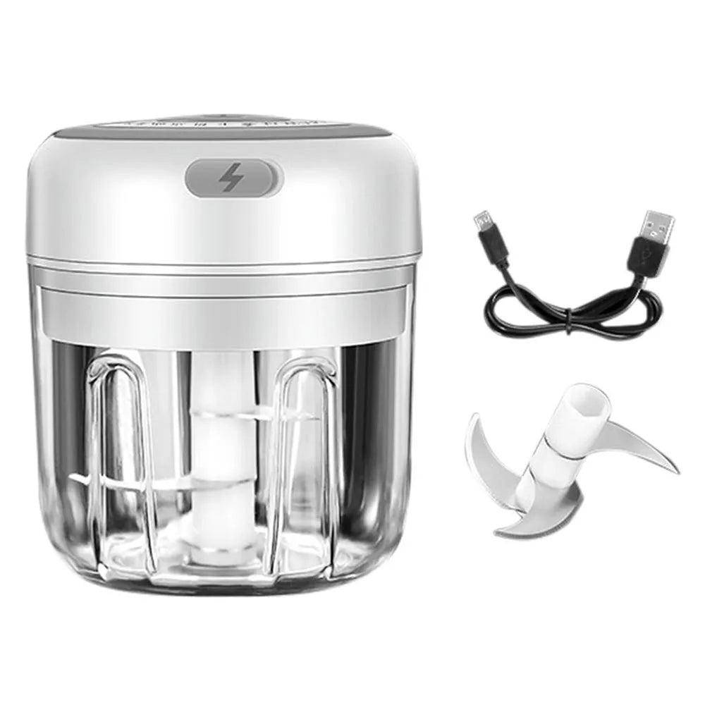 Vibe Geeks Automatic Mini Electric Food Chopper Portable