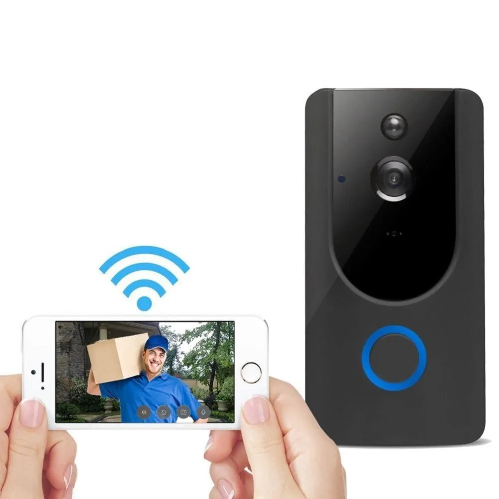 Vibe Geeks Smart Wireless Wi - Fi HD Video Doorbell