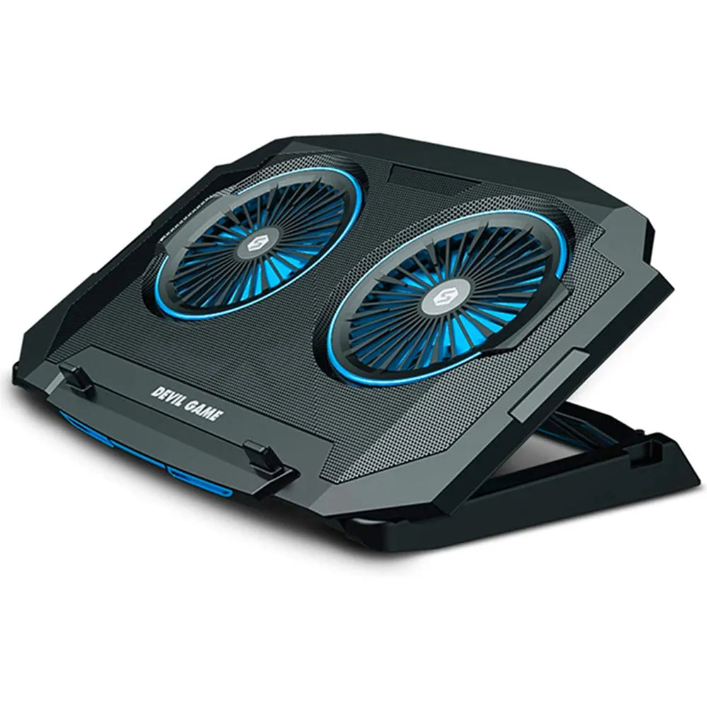 Vibe Geeks 2 - in - 1 Laptop Cooling Fan for up to 17.3