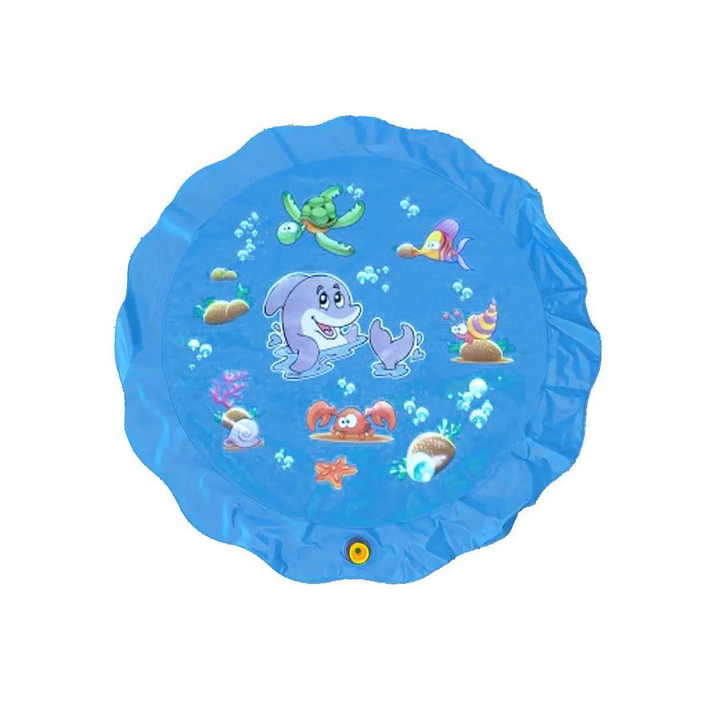 Vibe Geeks Durable Outdoor Inflatable Sprinkler Water Mat