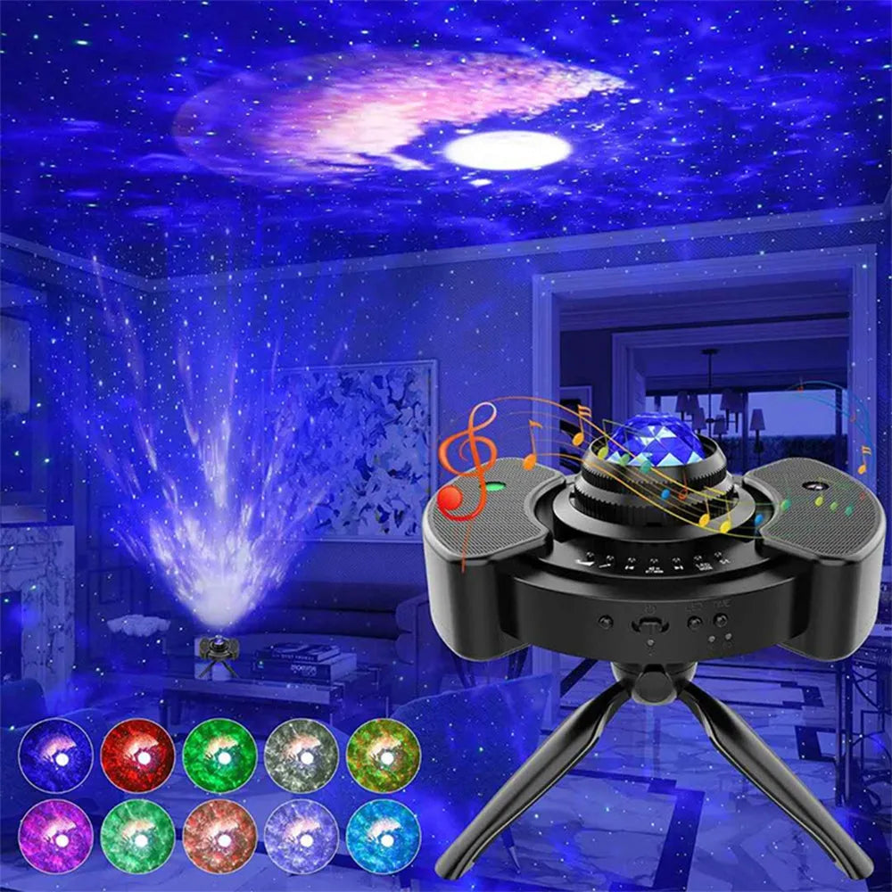 Vibe Geeks Galaxy Star Light Projector and Bluetooth