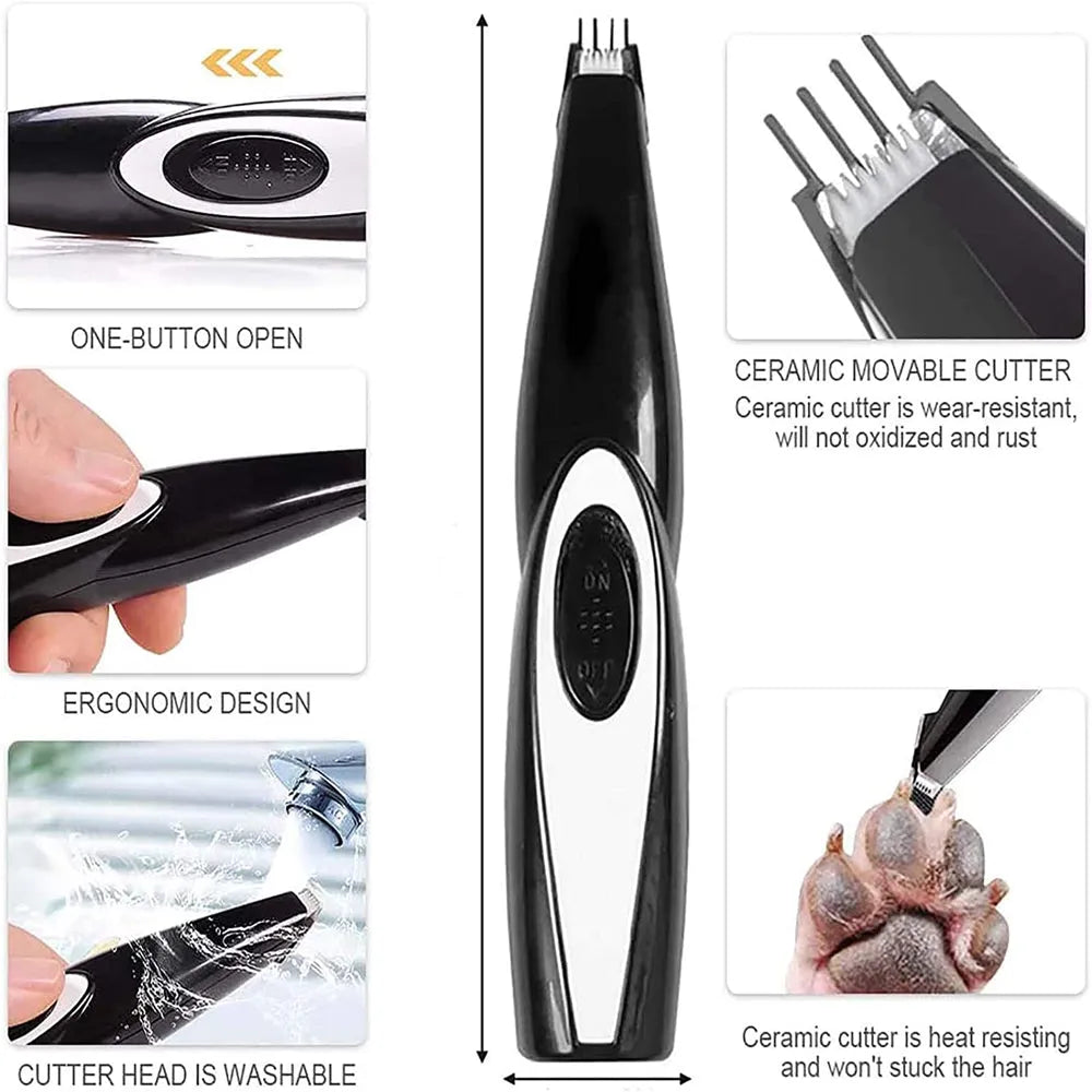 Vibe Geeks Electric Pet Hair Clipper and Trimmer Grooming