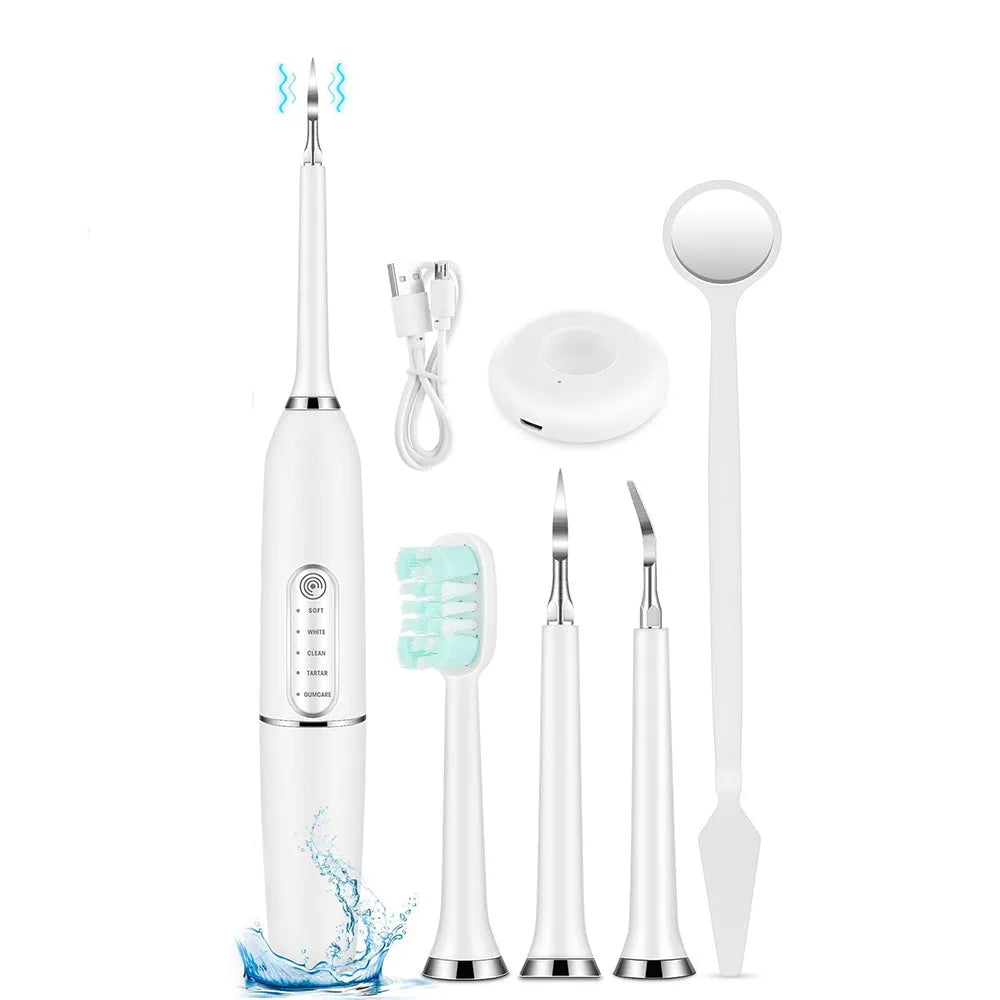 Vibe Geeks Electric Dental Calculus Remover Cleaning Device