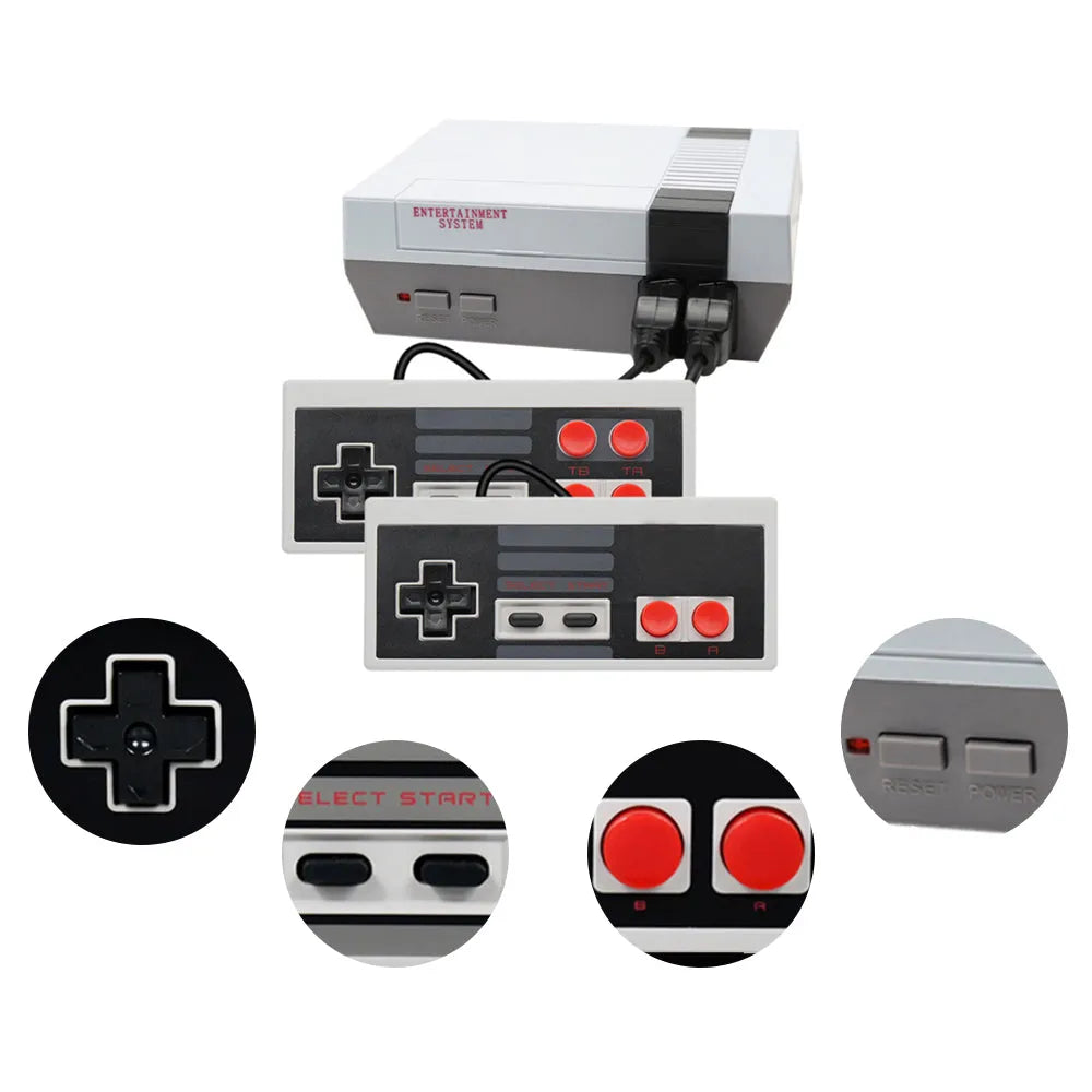 Vibe Geeks Mini Retro Game Console with Hundreds of Games