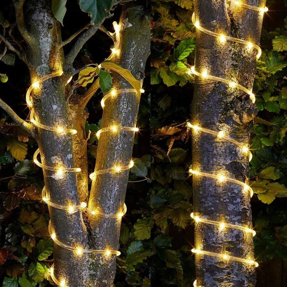 Vibe Geeks USB Outdoor LED String Tube Light Garden Fairy