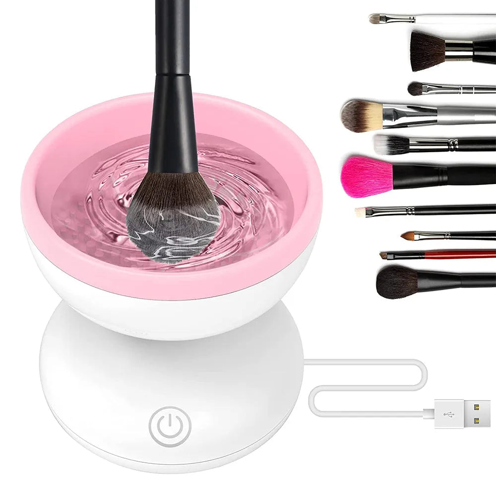 Vibe Geeks Electric Makeup Brush Cleaner Machine Fit