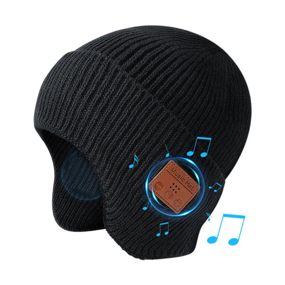 Vibe Geeks Binaural Washable Wireless Musical Hat - USB Rechargeable