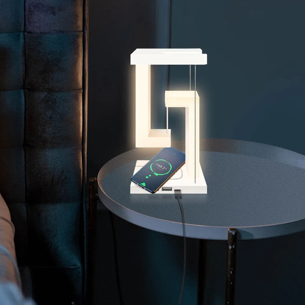 Vibe Geeks Wireless Charging Levitating LED Table Night