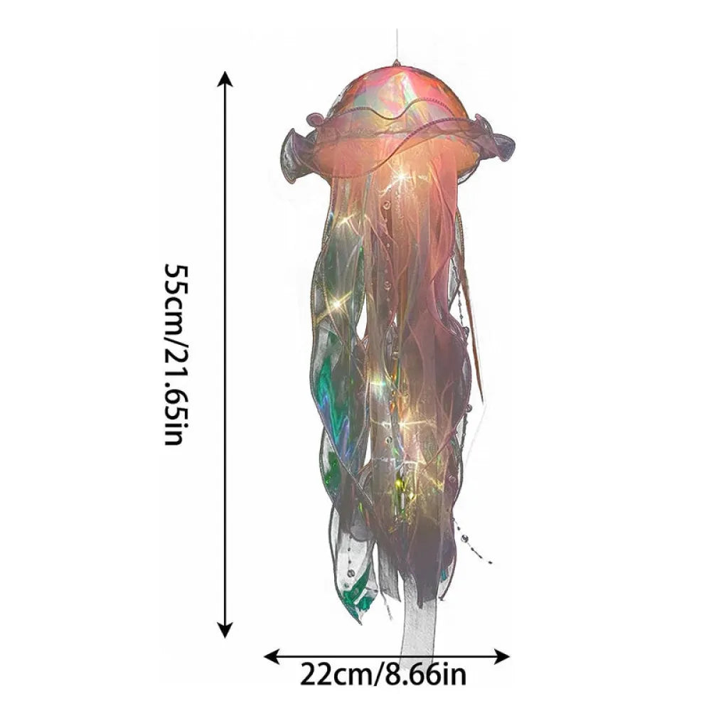 Vibe Geeks Hanging Jellyfish LED Decorative Lamp DIY Party