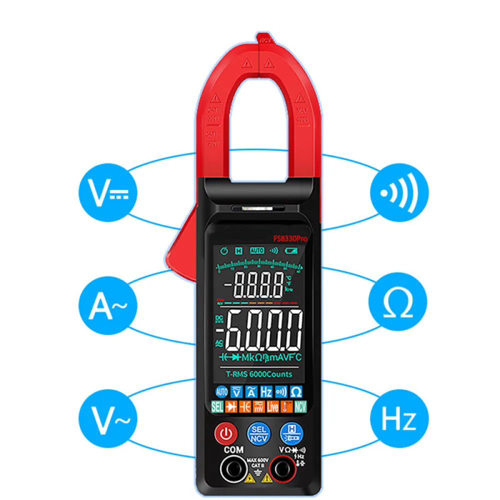 Vibe Geeks Portable Clamp Multimeter Current and Voltage