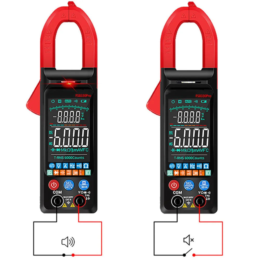 Vibe Geeks Portable Clamp Multimeter Current and Voltage