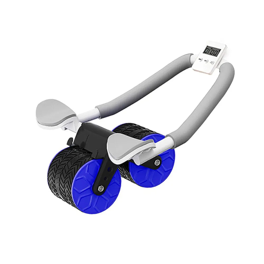 Vibe Geeks Automatic Rebound Ab Wheel Roller with Timer