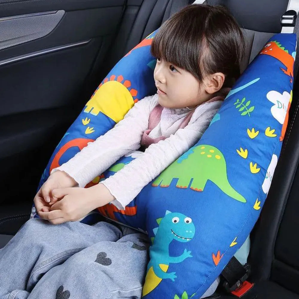 Vibe Geeks H - Shaped Kids Car Sleeping Head Support Pillow