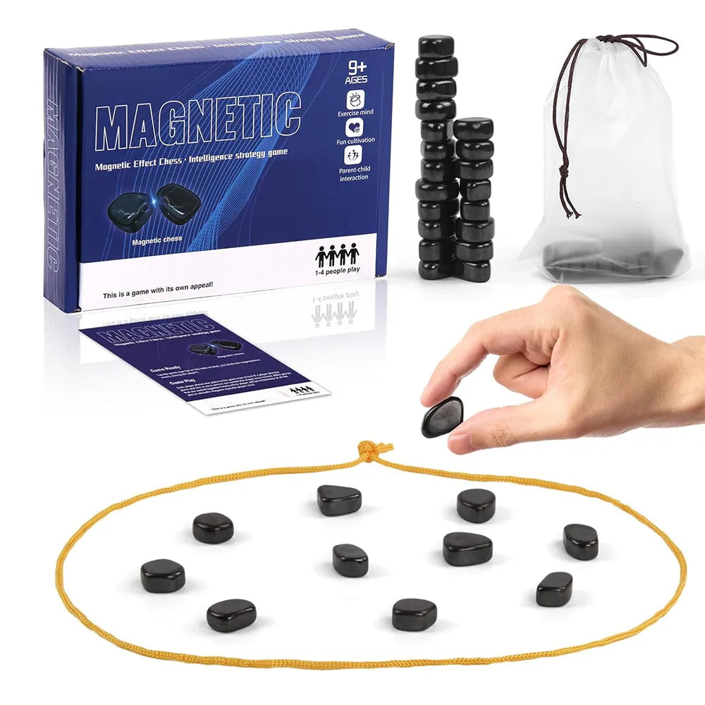 Vibe Geeks Portable Magnetic Chess Game Educational Board