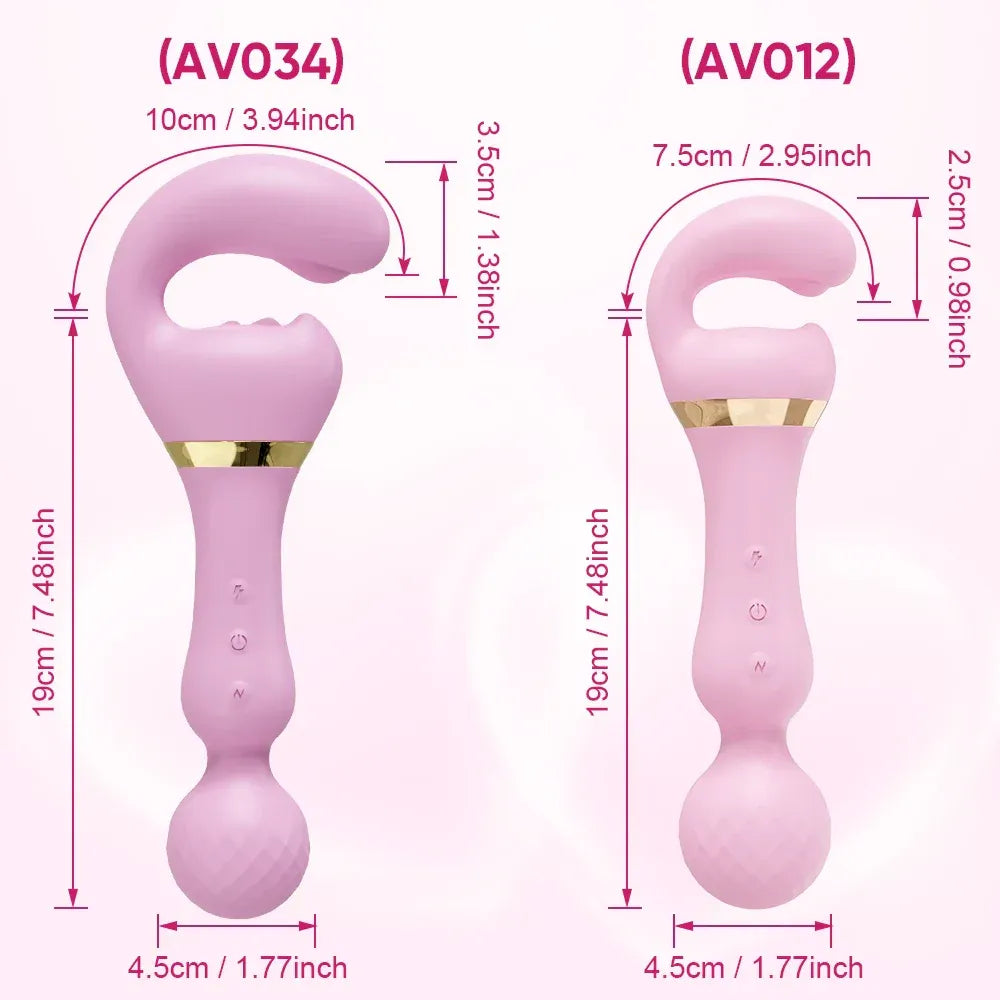 3 In 1 Vagina Vibrator for Women G Spot Nipples Stimulation