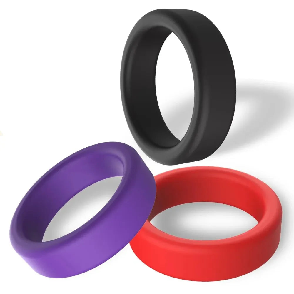 3 Piece Silicone Cock Rings For Men’S Sexual Enhancement