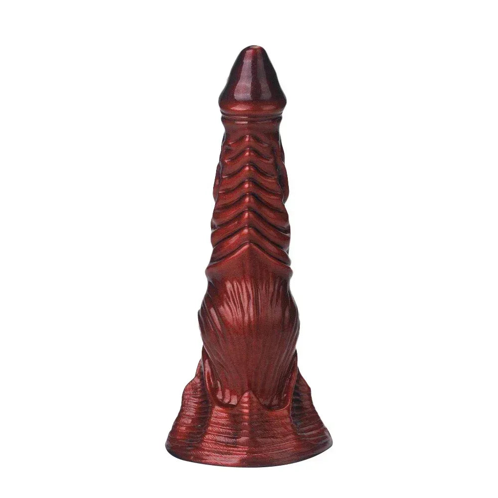 9.3 Inch Thick Silicone Dragon Dildo With Suction Cup