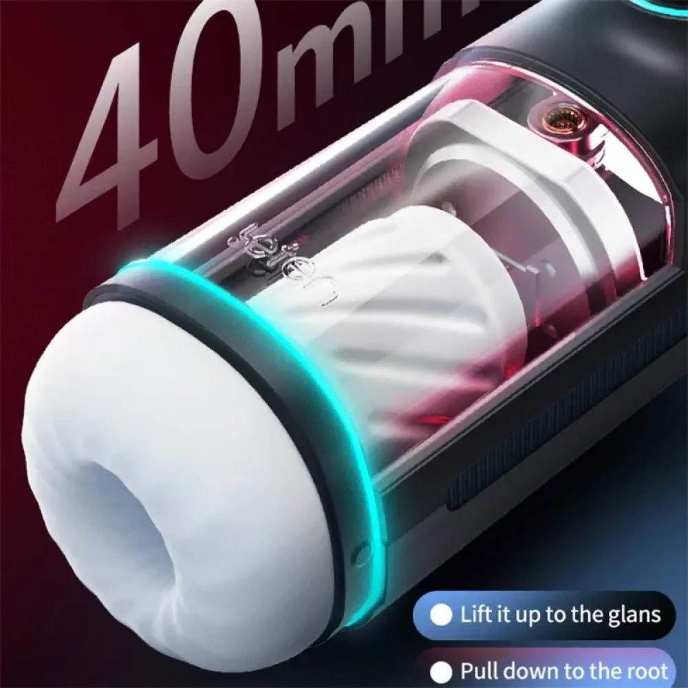 Automatic Telescopic Blowjob Machine for Men Realistic