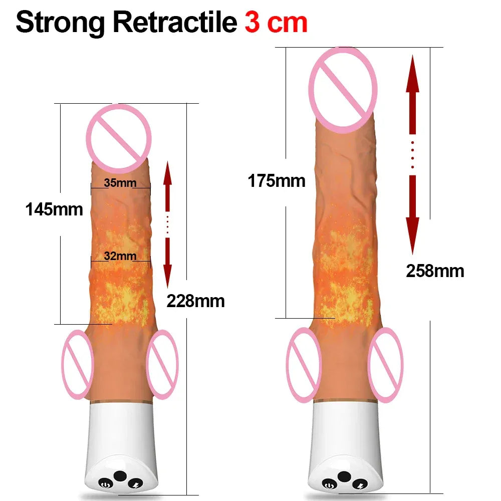 Automatic Thrusting G-Spot Dildo with Suction Cup