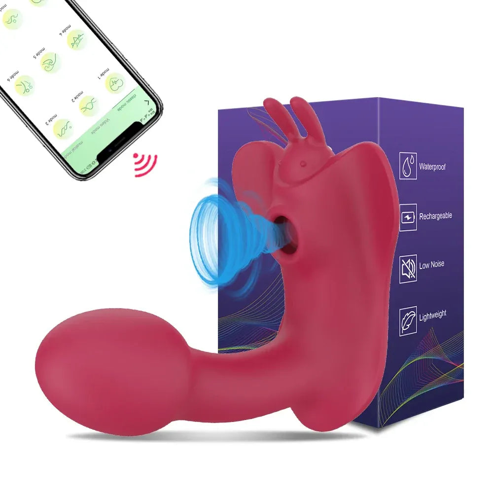 Bluetooth G-Spot Dildo Vibrator for Women