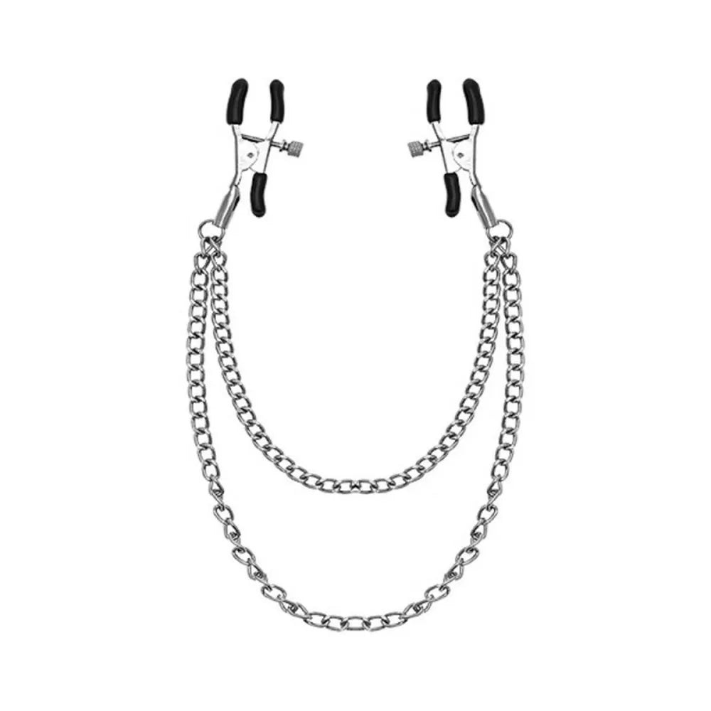 Chained Nipple Clamps By S Pleasures