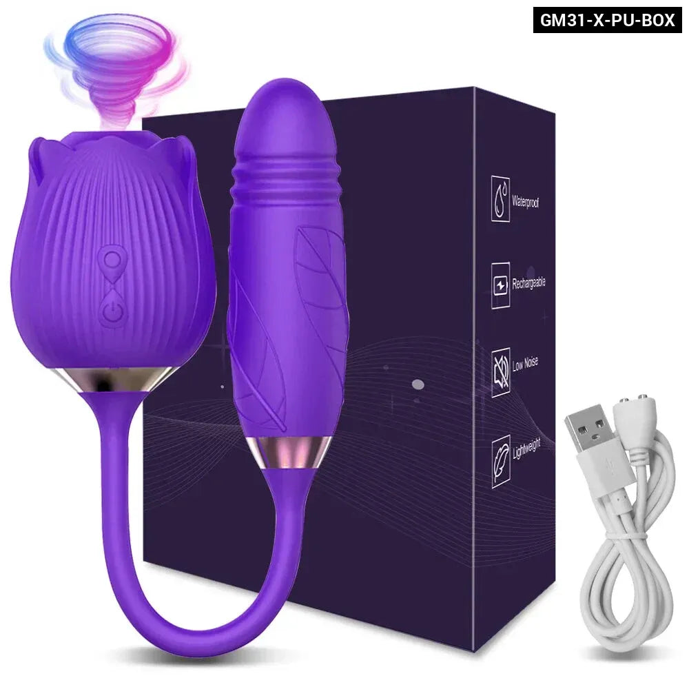 Clit Sucker Vibrator for Women Nipple Clit Stimulation Toy
