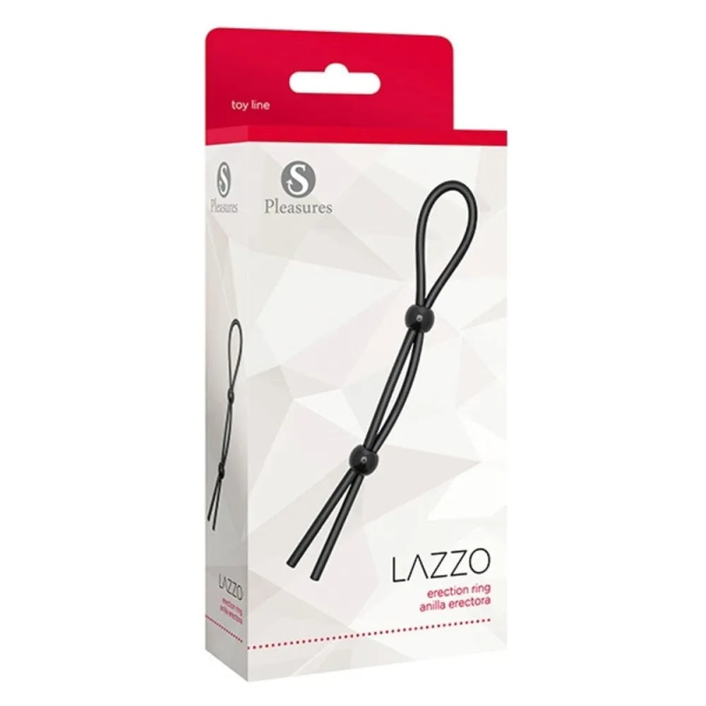 Cock Ring By S Pleasures Lazzo Black