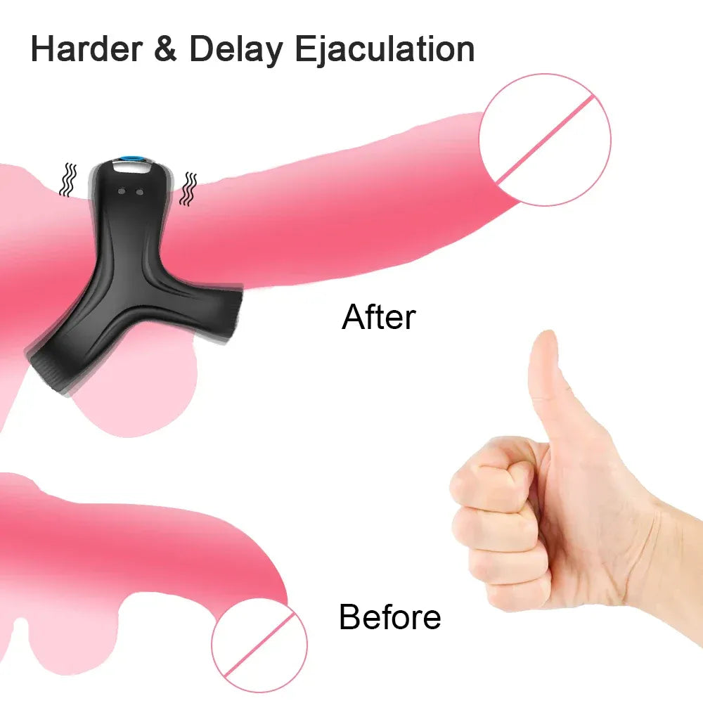 Delay Ejaculation Cock Ring for Men - Adult Sex Toy