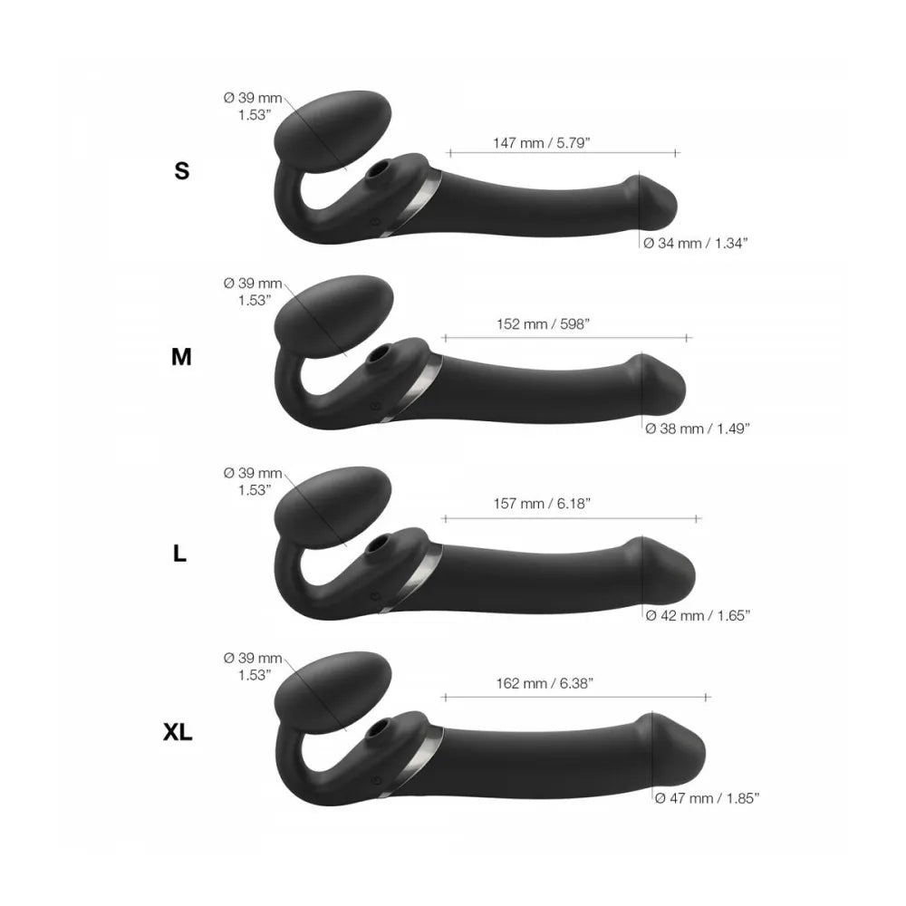 Dildo By Straponme 6017371 Black Xl