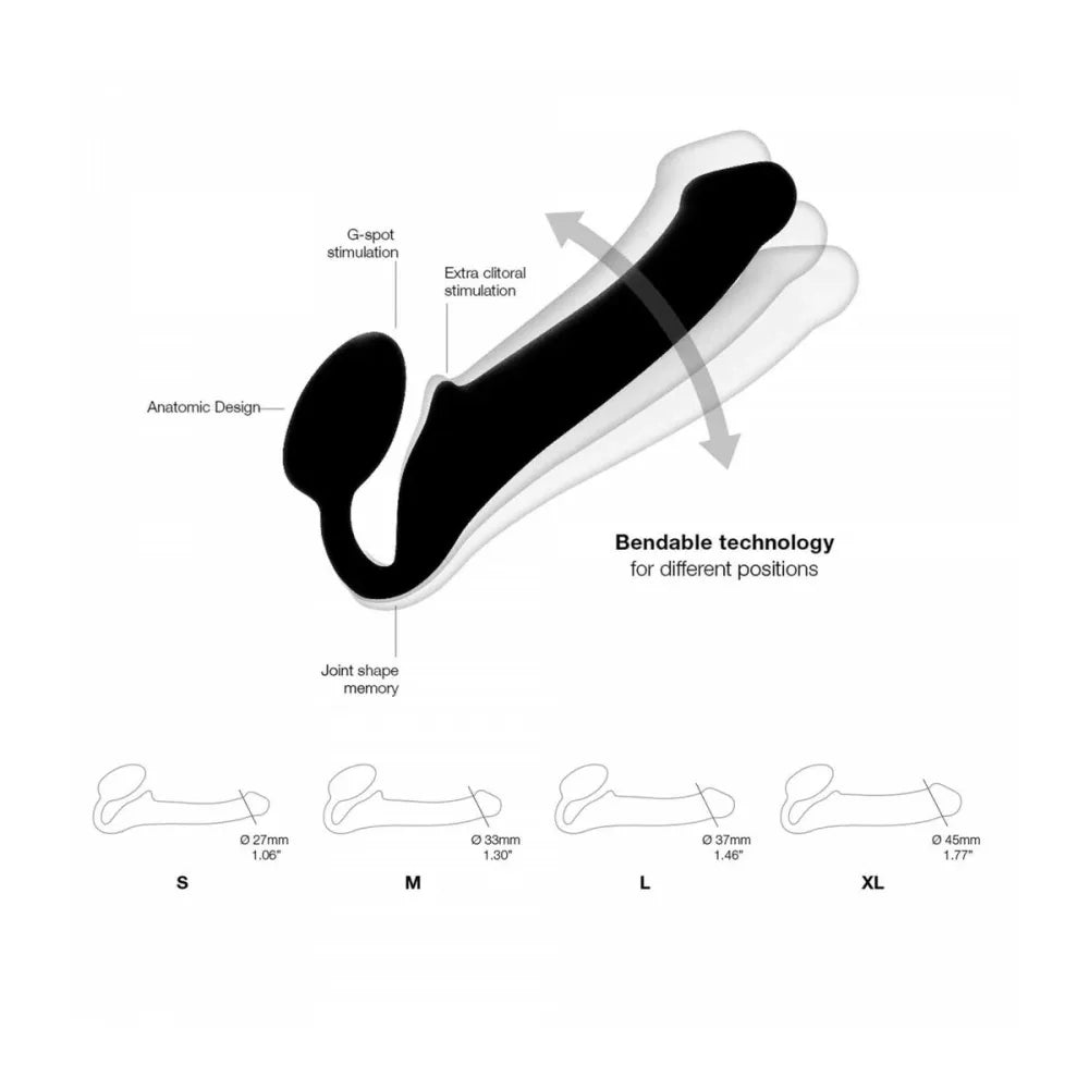 Dildo By StrapOnMe SemiRealistic S Violet