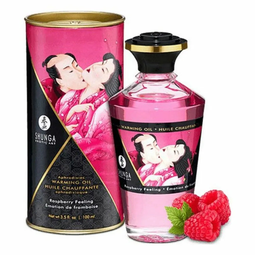 Erotic Massage Oil By Shunga Raspberry 100 Ml