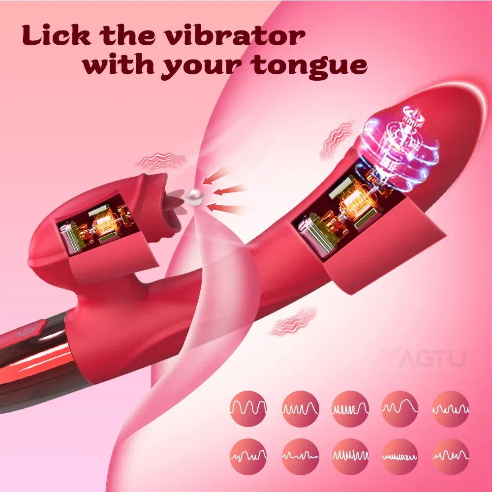 G Spot Vibrator Heating Clitoral Stimulation