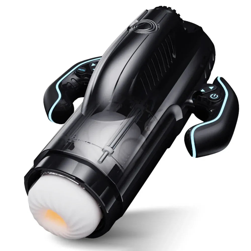 High Speed Telescopic Male Masturbator Heating Moaning