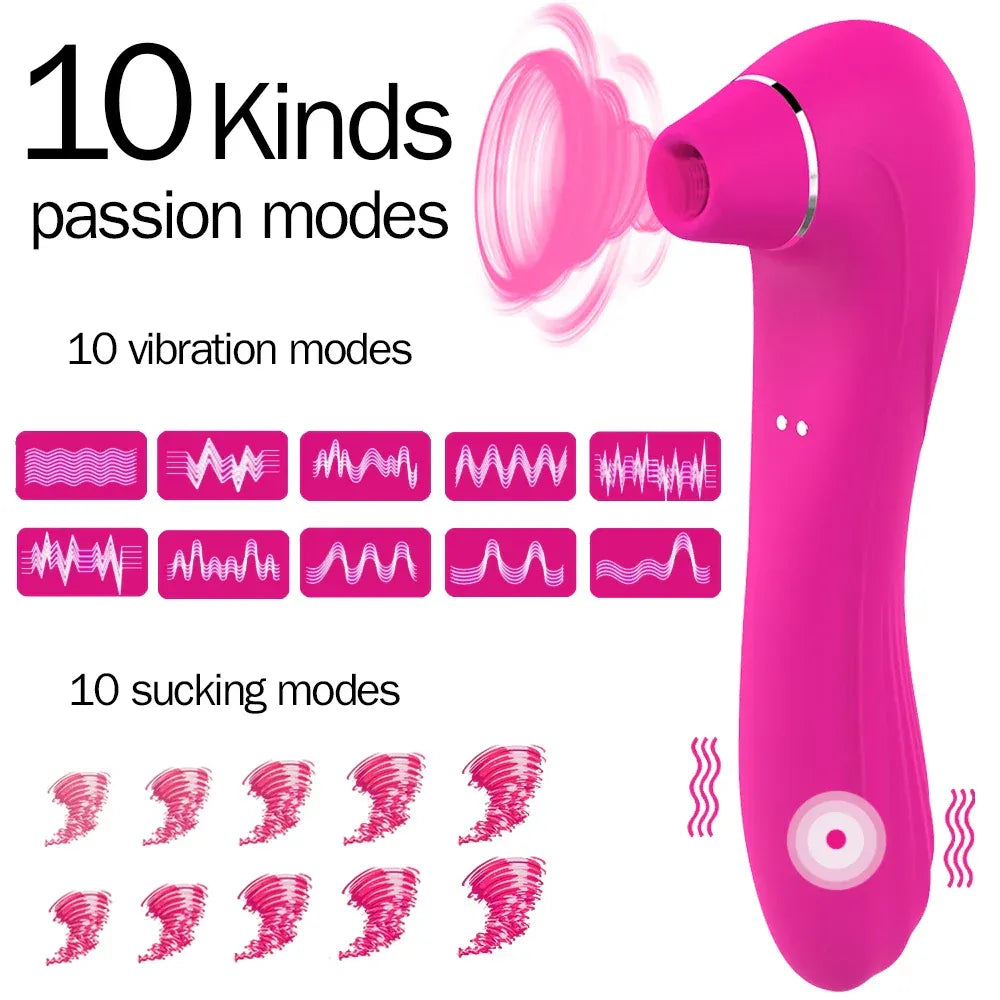 Intense Clit Sucking Vibrator for Couples