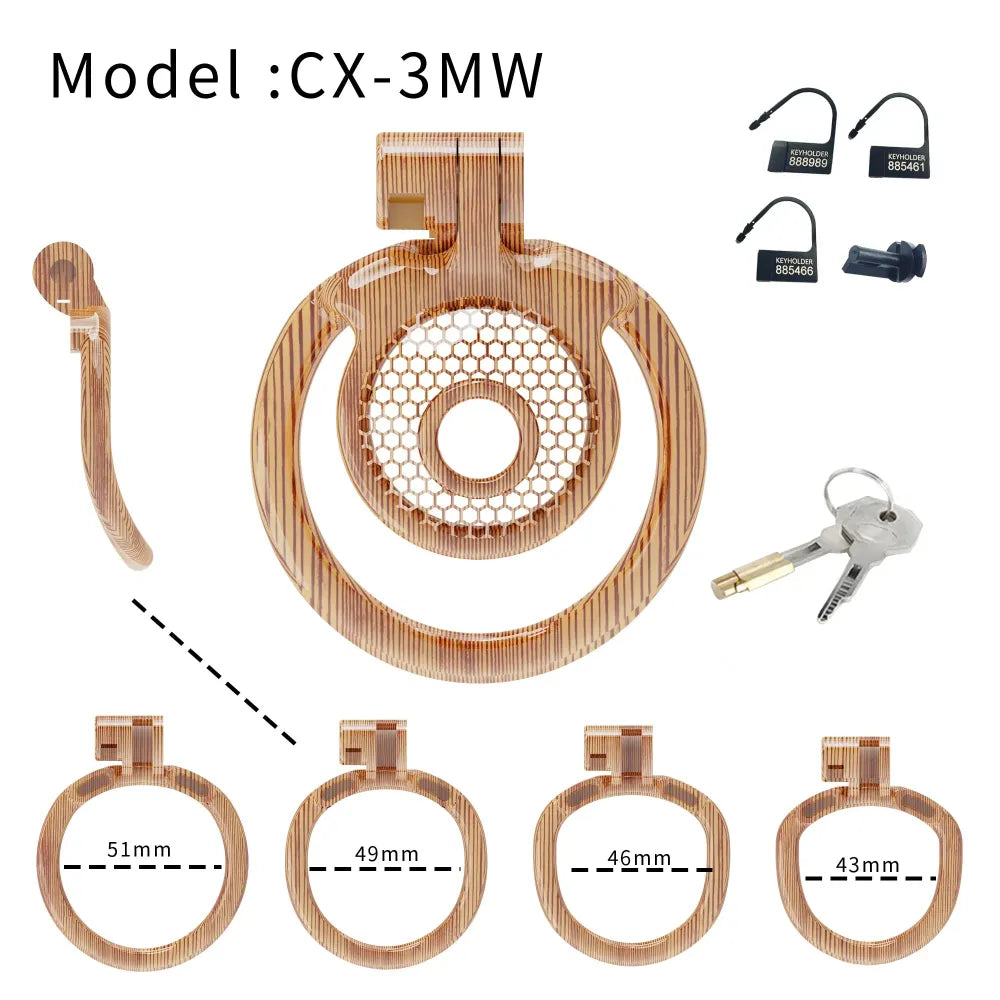 Lightweight Male Chastity Cage Cock Cage for Men Bondage