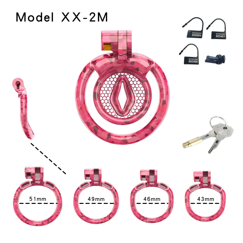 Lightweight Male Chastity Cage Invisible Lock for Men Penis
