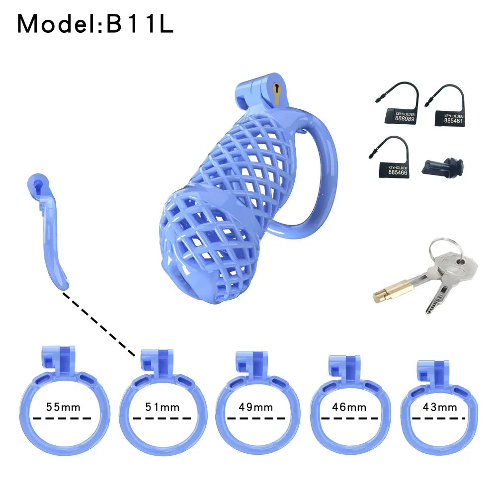 Lightweight Male Chastity Cage Plastic Cock Cage for Men