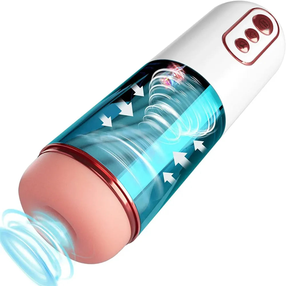 Male Masturbator Automatic Blowjob Vagina for Men