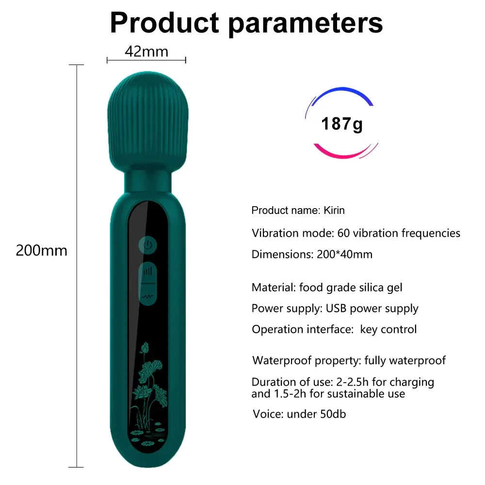 Powerful Silicone Clit Stimulator USB Rechargeable