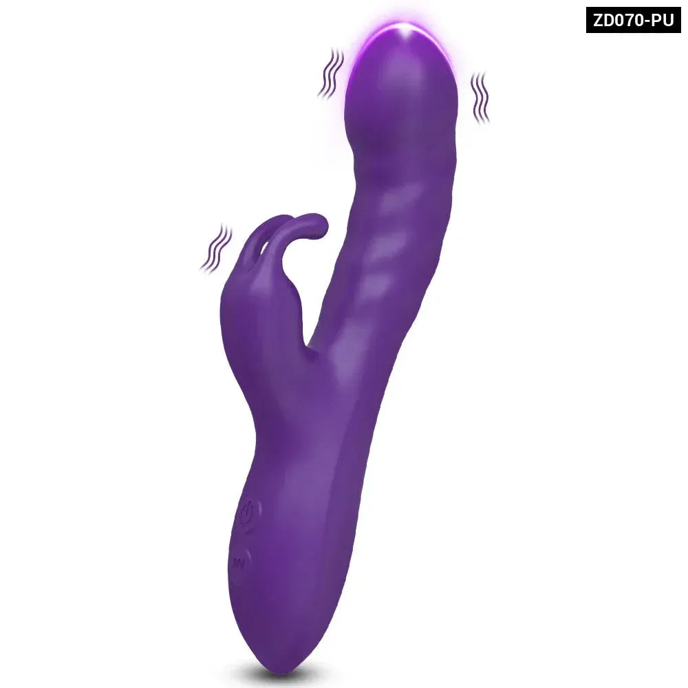 Rabbit Vibrator G Spot Vagina Nipples Stimulator
