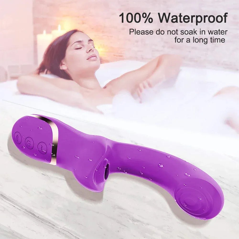 Rechargeable Clit Sucker Vibrator - Powerful Stimulation
