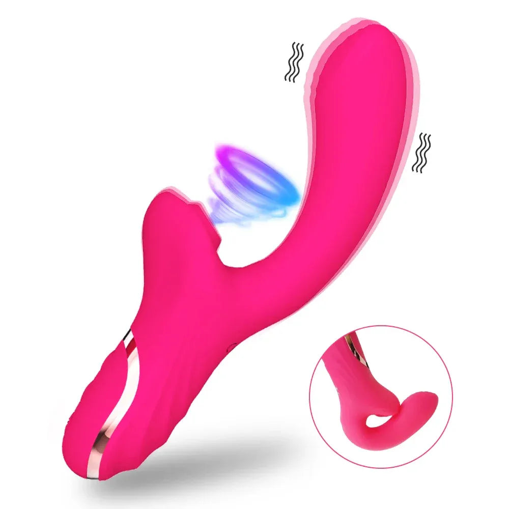Rechargeable Clit Sucker Vibrator - Powerful Stimulation