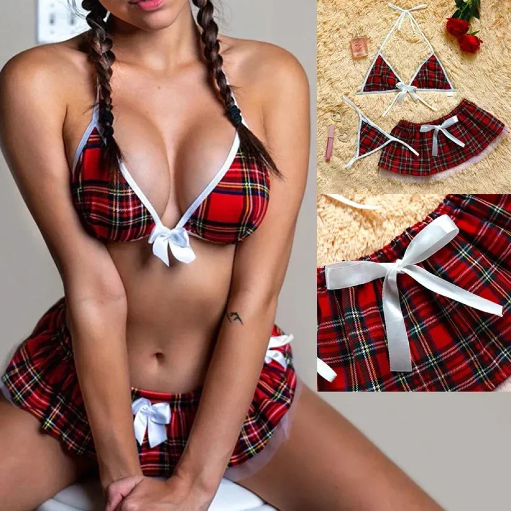 Seductive Student Role Play Lingerie Set