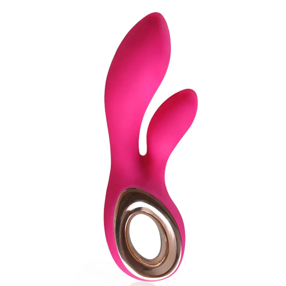 Silicone Rabbit Vibrator For Women G Spot & Clit Stimulation