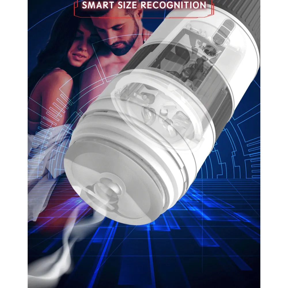 Telescopic Sucking Masturbator Cup Thrusting & Rotating