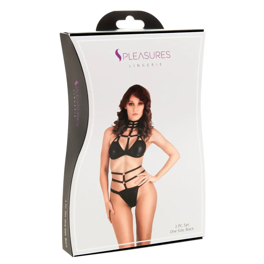 Underwear Set By S Pleasures Black (One Size)