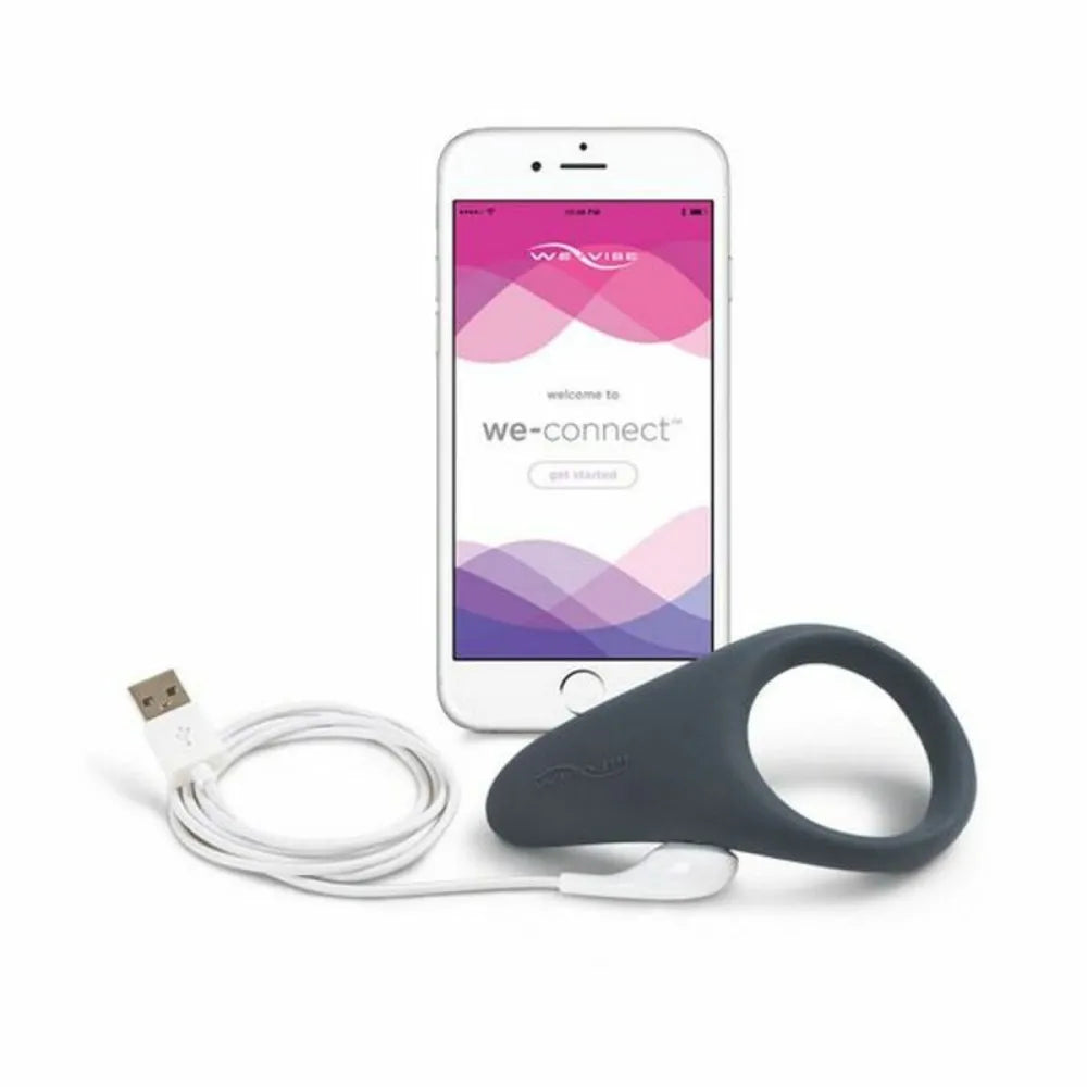Verge Vibrating Ring By We-Vibe Snvgsg6 Grey